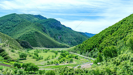 内蒙古山区夏季景观图片