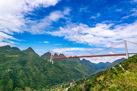 贵州遵义中国最强建筑桥梁坝陵河大桥背景