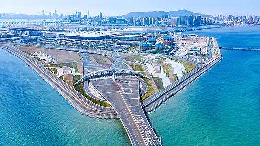 港珠澳大桥港珠澳珠海口岸背景