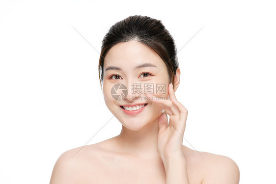 女性美妆面部美容护肤图片