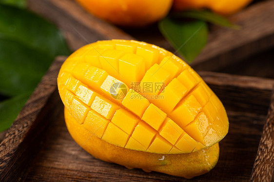 芒果果肉素材图片