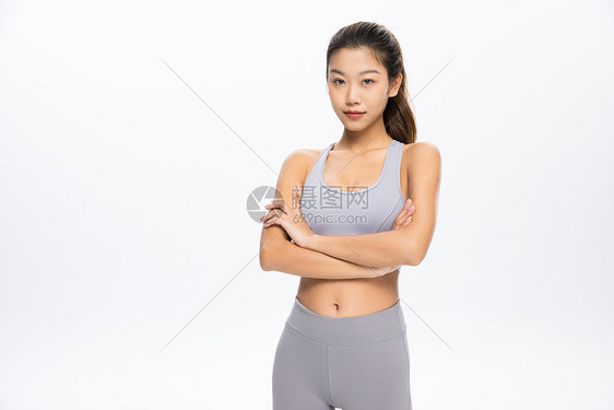 健身女性身材展示图片