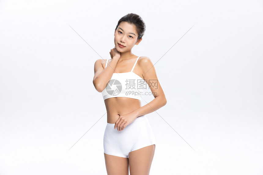 健身美女身材展示图片