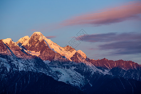 西藏珠穆朗玛峰山脉风景背景