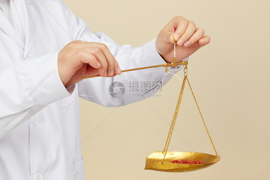 中医称量中草药高清图片下载-正版图片501727344-摄图网