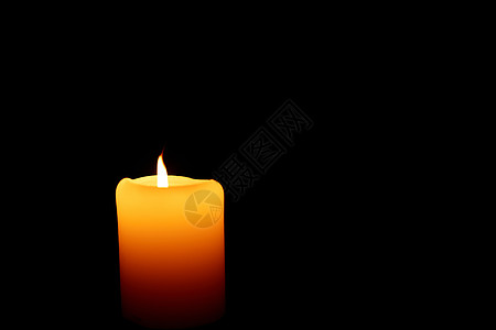 燃烧的蜡烛静物黑色背景背景图片