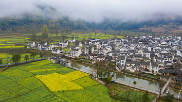 安徽黄山卢村古建筑图片