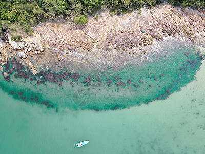 航拍深圳海边风光图片