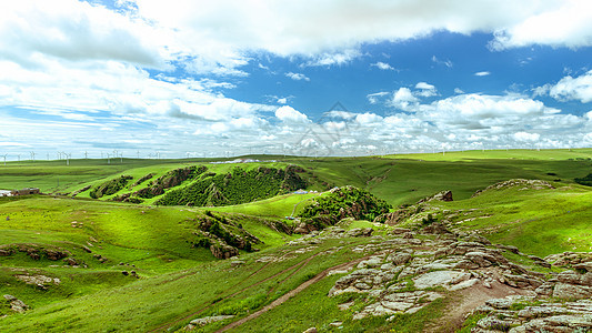 内蒙古辉腾锡勒草原夏季风景背景图片