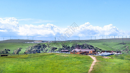 内蒙古辉腾锡勒草原夏季风景背景图片