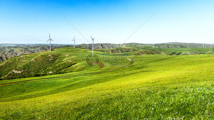 内蒙古辉腾锡勒草原夏季风景图片