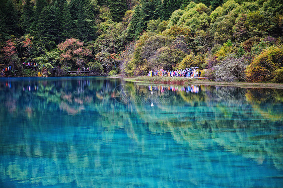 九寨沟五花海景区图片