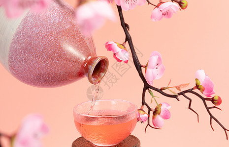 桃花酒照片 桃花酒背景 桃花酒摄影图片下载 摄图网