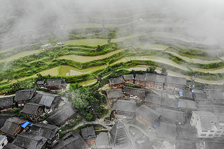 贵州黔东南侗寨田园风光图片