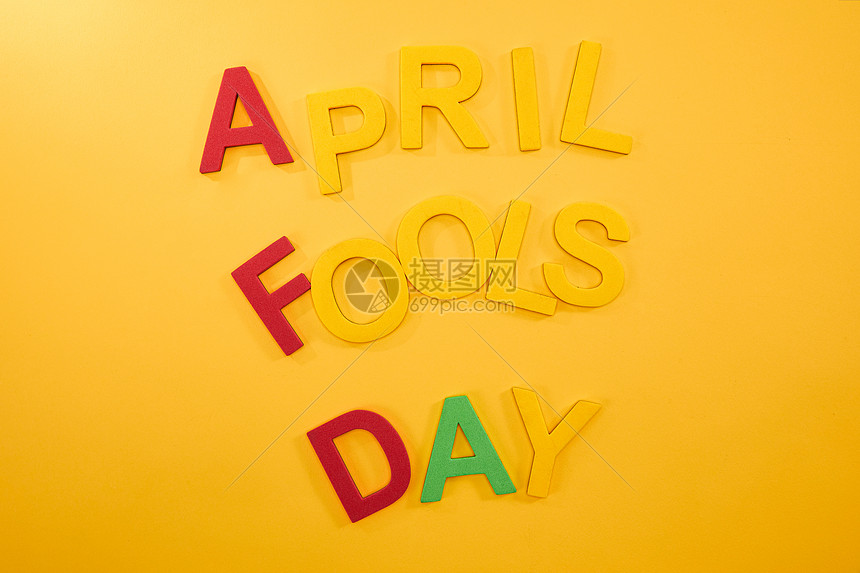 愚人节小丑节日英文字母背景素材高清图片下载 正版图片 摄图网