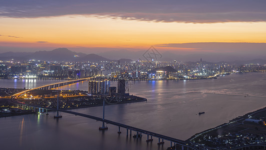 温州市城市夜景背景图片