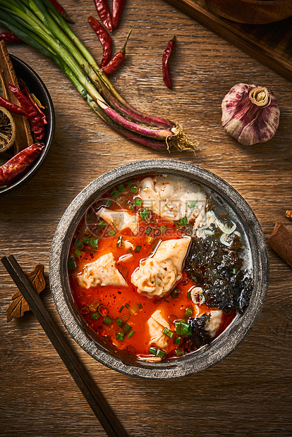 美食馄饨云吞面图片