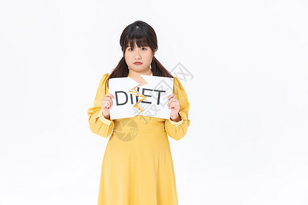 减肥失败的肥胖女性高清图片