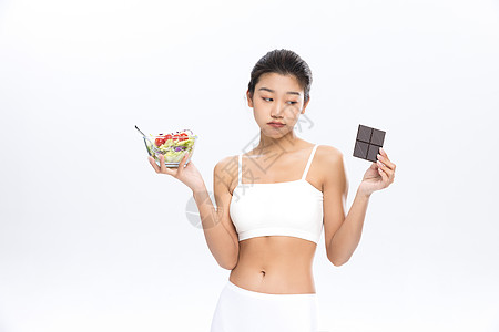 健身女性均衡饮食图片