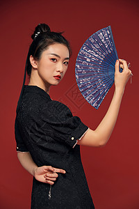 折扇素材图片