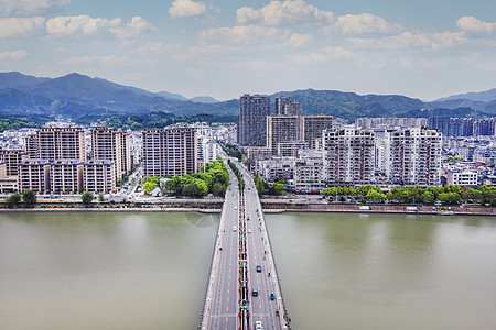 浙江龙泉市城市全景图片