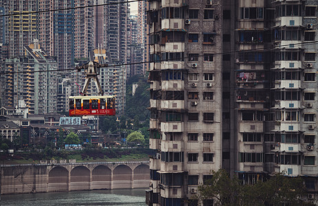 重庆缆车背景图片