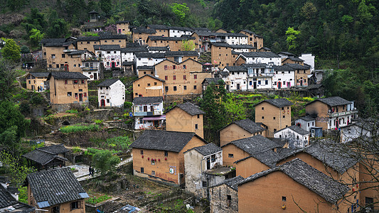 安徽歙县阳产土楼背景