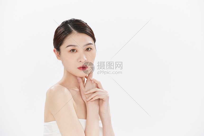 女性美妆面部护肤图片