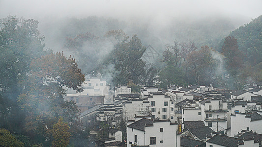 长广溪江西婺源的长溪村背景