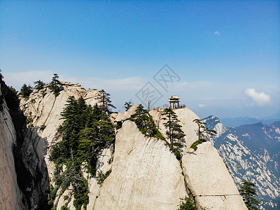 五岳之西岳陕西西安华山背景图片