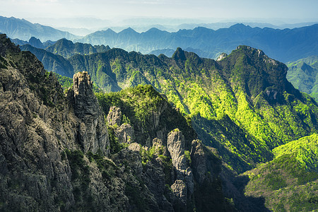 湖北神农架林区神农谷5A景区高清图片素材