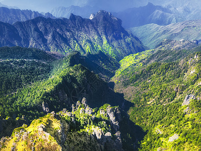 湖北神农架林区神农谷5A景点高清图片素材