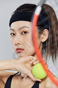 网球运动女生图片