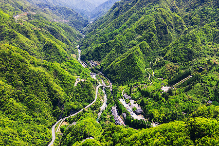 湖北神农架林区神农顶神农谷旅行高清图片素材