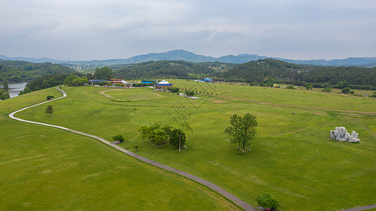 武汉木兰天池武汉黄陂木兰草原夏季风光背景