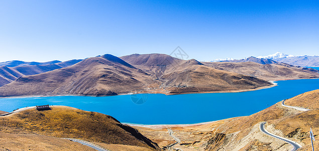 羊湖背景图片