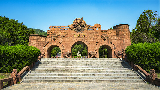 5a风景区花果山景区大门图片素材