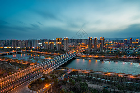 内蒙古夜景内蒙古呼和浩特城市风光背景