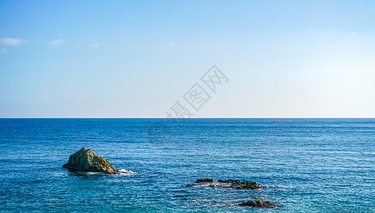 简约大海风景背景图片