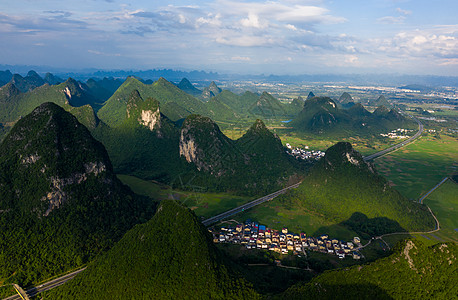 航拍桂林高速公路图片