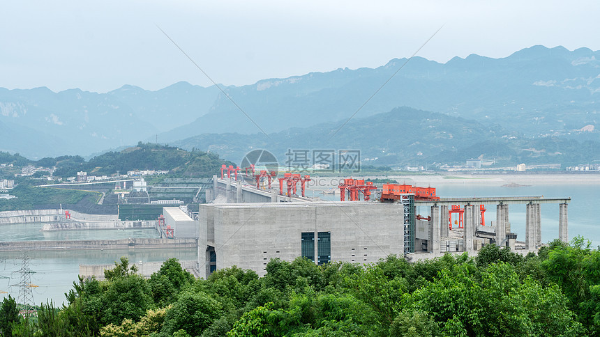 三峡大坝景区环境图片