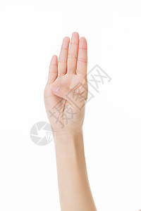 护肤补水女性手部姿势特写背景图片