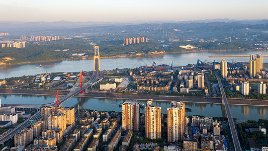 宜昌城市建筑背景图片