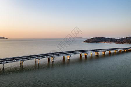 航拍苏州5A景区太湖大桥图片