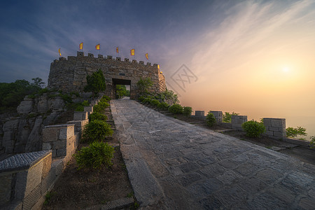 沂蒙山日出风光背景图片