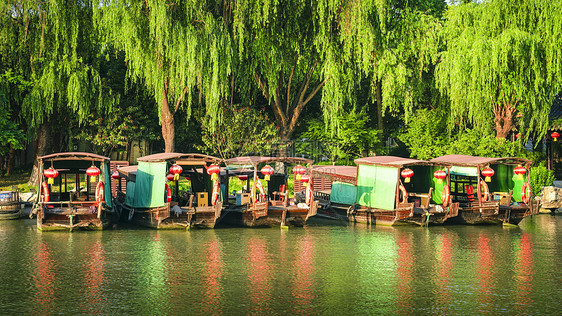 浙江5A风景区南湖游船图片