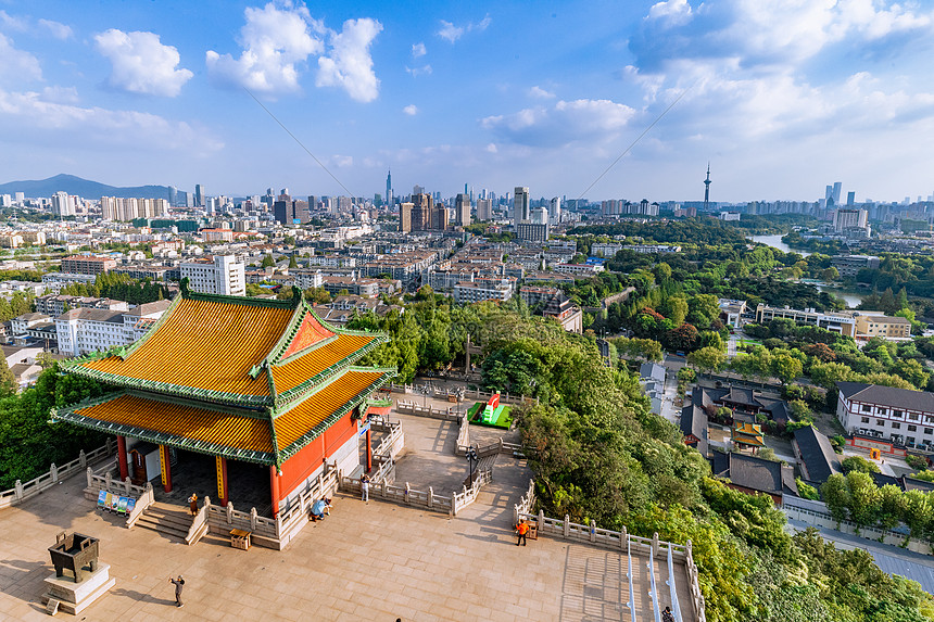 南京阅江楼传统建筑图片