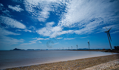 浙江沿海码头云彩风光图片