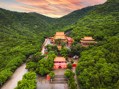 淮北4A风景区相山国家森林公园显通寺图片