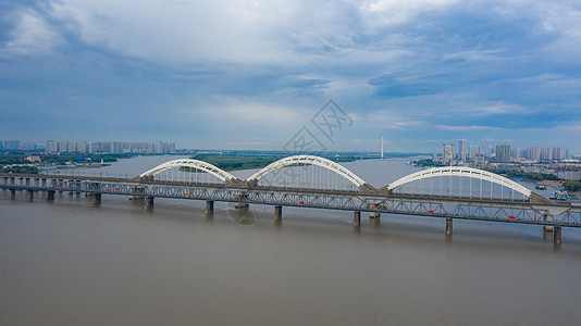 哈尔滨松花江滨洲铁路桥背景图片